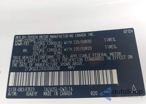 2025 Lexus Nx 350 F Sport Handling from USA, damaged, VIN 2T2KGCEZXSC066038